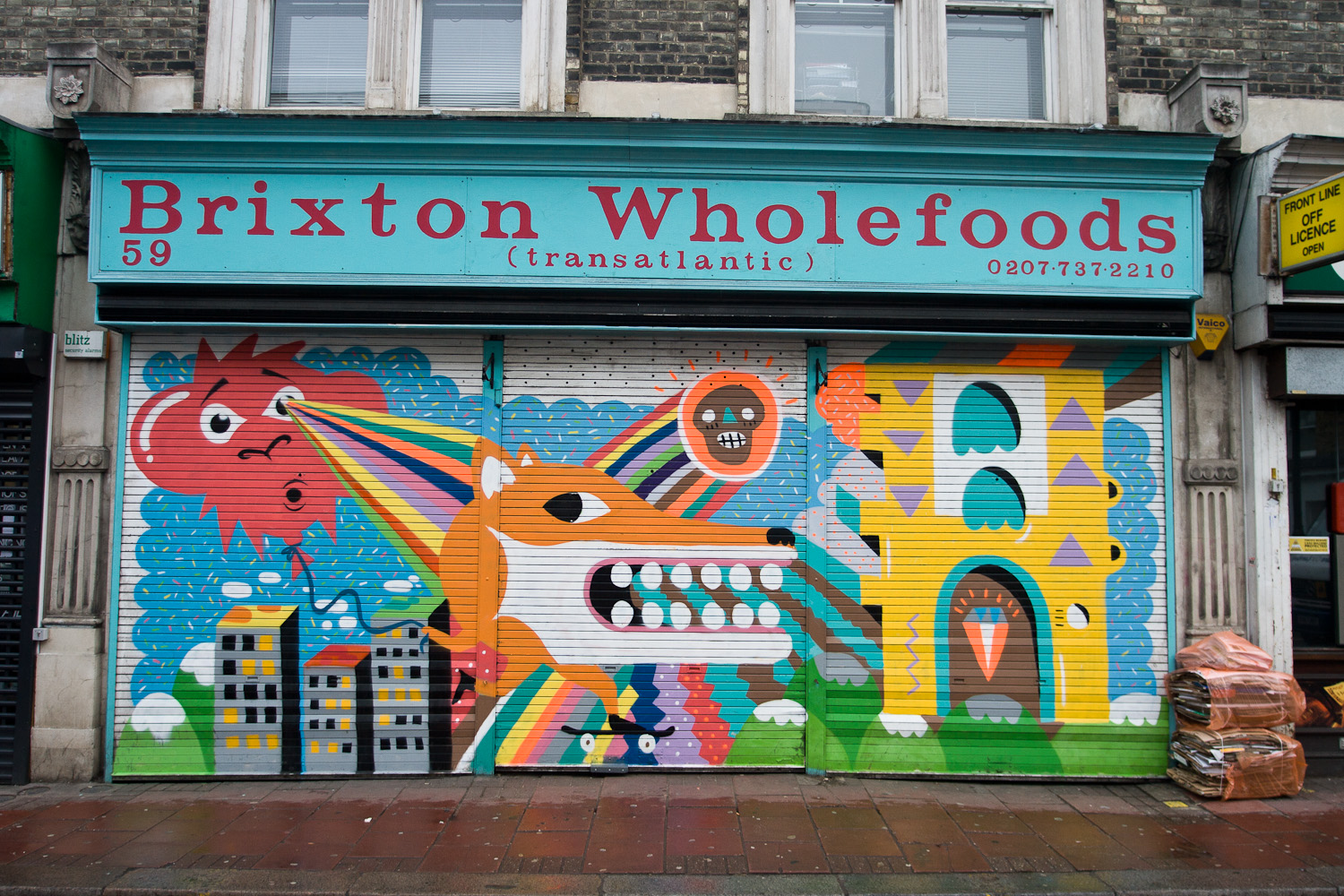 Brixton Market, before the after