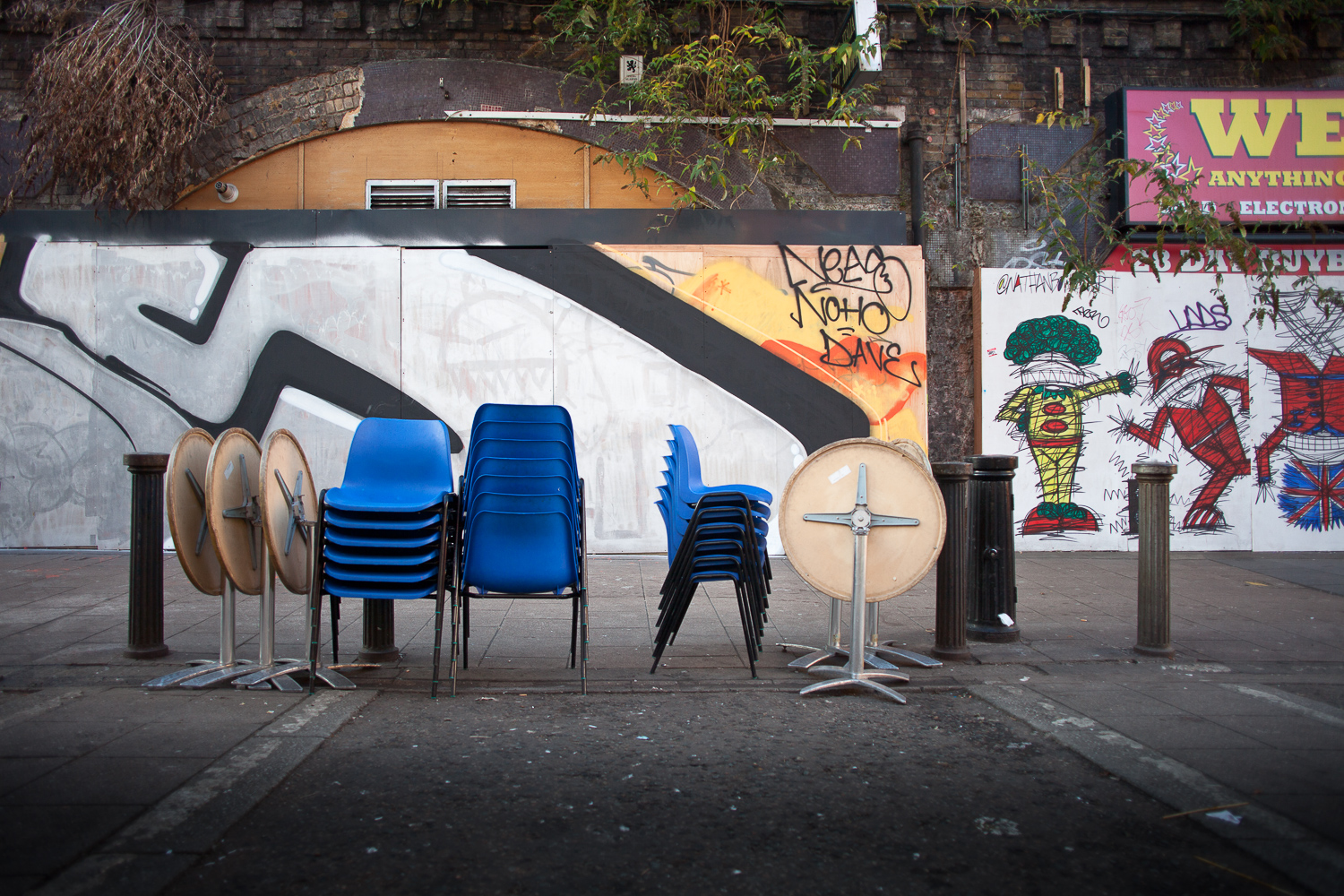 Brixton Market, before the after